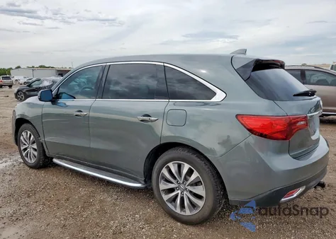 2014 Acura Mdx Technology из США, поврежденный, VIN 5FRYD3H64EB013116